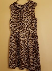 Alex Marie Leopard Print Dress